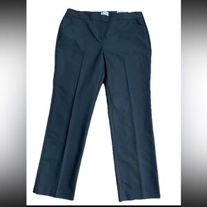🆕Chico’s ladies size 2 (US 12) So slimming straight leg black cotton stretch NWT